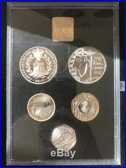 UK 2017 Collector Edition Silver Proof Coin Set Boxed With COA Proof