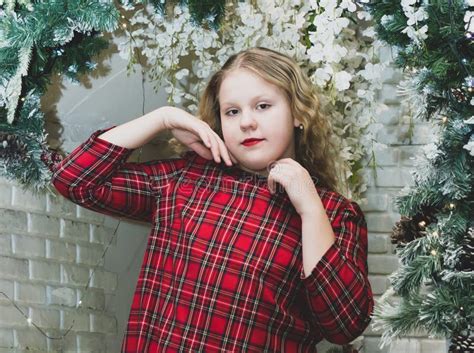 Portrait. a Beautiful, Elegant Girl. the Child is a Model. Stock Image ...