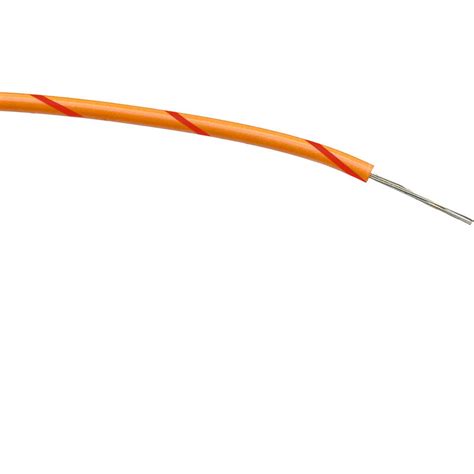 Fil électrique RS PRO BS4808 0 2 mm² 24 AWG 1 kV c a PVC Orange