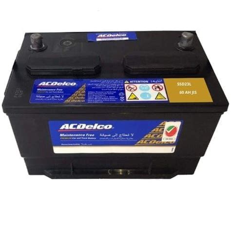 Ac Delco 55d23l 12v Jis 60ah Car Battery Carpro