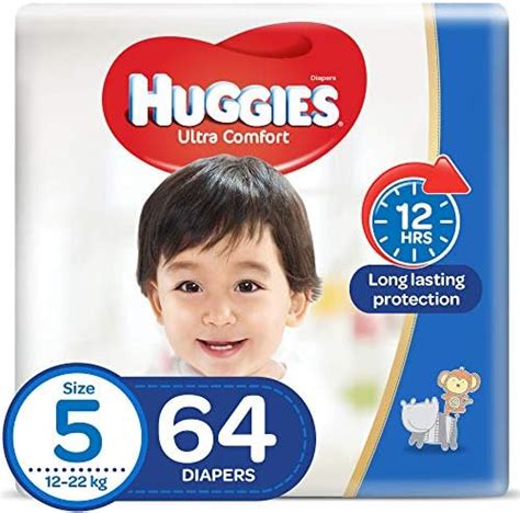 HUGGIES Ultra Comfort Diapers Size 5 Jumbo Pack 12 22 Kg 64 Diapers