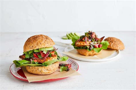 Tex Mex Chicken Burgers Heart Foundation
