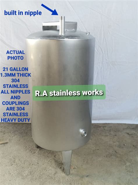 Pressure Tank 21 Gallons Stainless W Base Water Tank Lazada PH