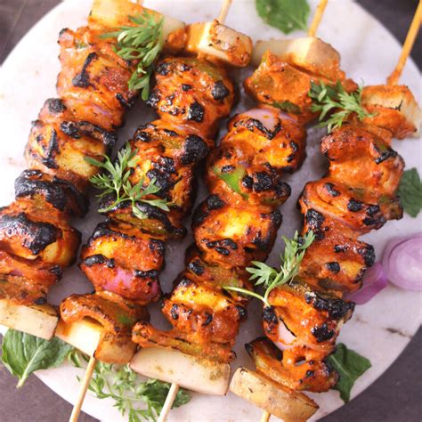 Paneer Tikka - Cook with Kushi