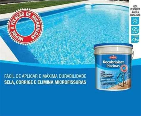 Tinta Impermebealizante Para Piscina Recubriplast Piscina E