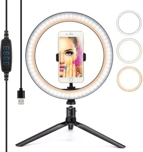 Ring Light Cm Ilumina O Profissional Led Selfie Trip Mercadolivre