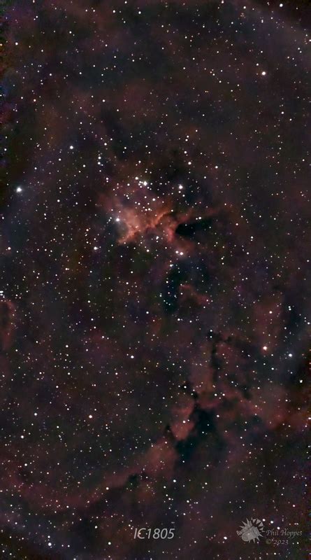 Ic 1805 3600s Central Core Of Heart Nebula Seestar S50 Photo