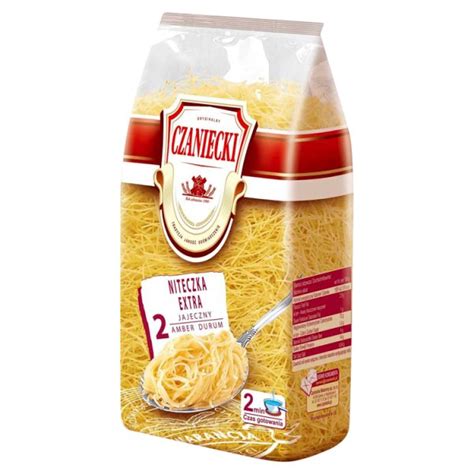 Czaniecki Amber Durum Makaron Jajeczny Niteczka Extra G Szt