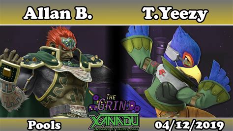 The Grind Allan B Ganondorf Vs T Yeezy Falco Pools Youtube