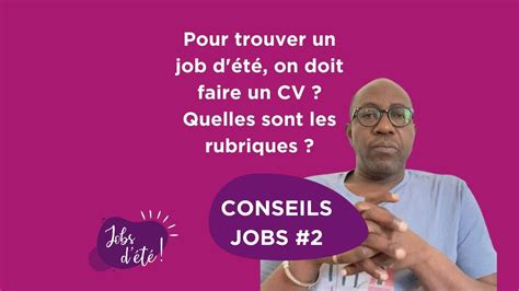 Trouver un job d été avec le réseau Jeunes Jobs d été