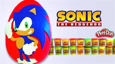 Huevo Sorpresa Gigante de Sonic Boom de Plastilina Play Doh en Español