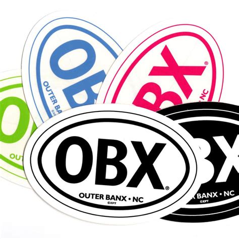 OBX STICKER | Outer Banks Gifts from Beach Treasures in Duck – OUTER ...