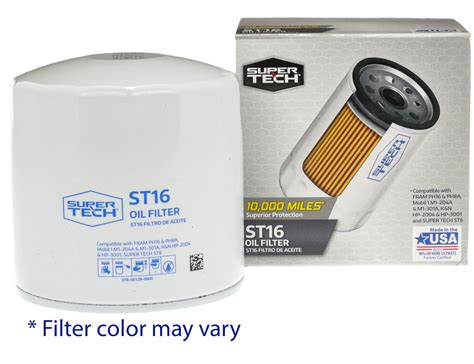 Super Tech ST16 10K Mile Spin On Engine Oil Filter Fits Chrysler Dodge