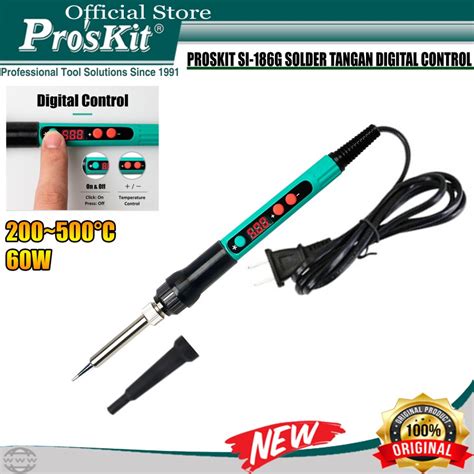 Jual Proskit SI 186G Solder Tangan Digital Control Soldering Iron