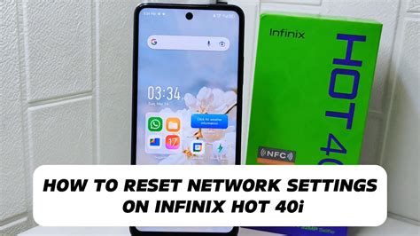 How To Reset Network Settings On Infinix Hot I Hot Pro YouTube