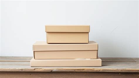 Premium Photo Stacks Of Cardboard Boxes On White Background