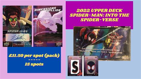 Upper Deck Spider Man Into The Spider Versearmageekdon Trading