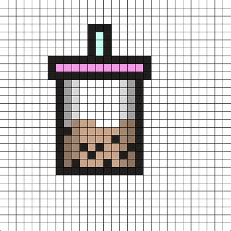 BOBA MILK TEA 3D Perler Beads Tutorial 3d Perler Bead 55 OFF