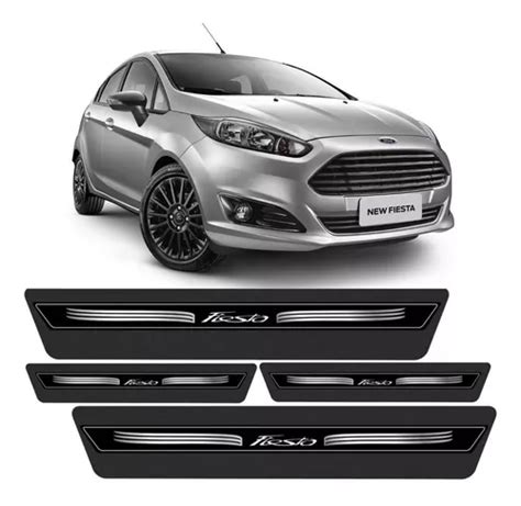 Jogo Soleira Prote O Porta Adesiva Ford New Fiesta Titanium