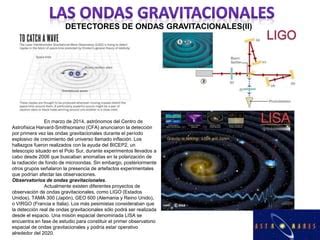 Las Ondas Gravitacionales Ppt