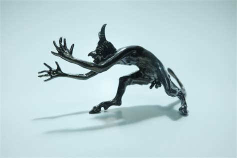 Bronze Devil Sculpture Devil Statue Devil Figurine Satan Statue Lucifer