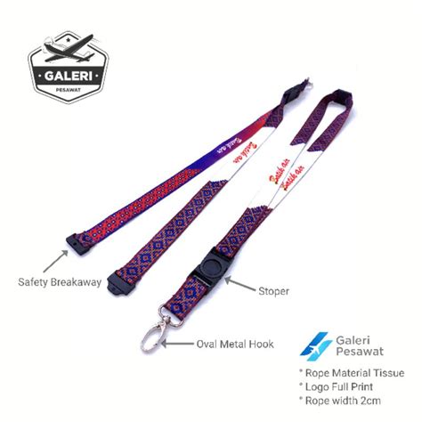 Jual Lanyard Tali Gantungan ID Card BATIK AIR Shopee Indonesia