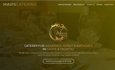 Mavis Catering The Best Caterer In Cavite Jennifer Wedding And Events