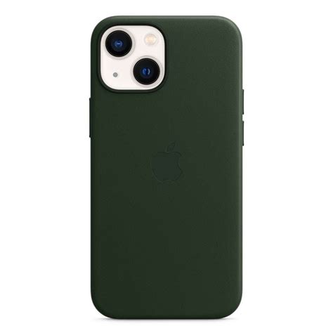 Apple Iphone Leather Case With Magsafe Sequoia Green In Dubai Abu