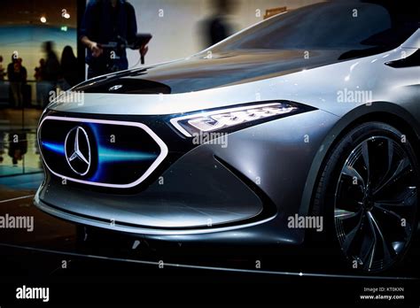 Frankfurt Germany September 12 2017 2017 Mercedes Benz Eqa Concept Presented On The 67 Th