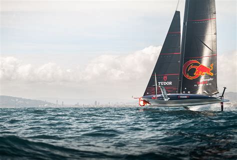 Alinghi Red Bull Racing Launched Their AC40 Into A Heady Catalonian