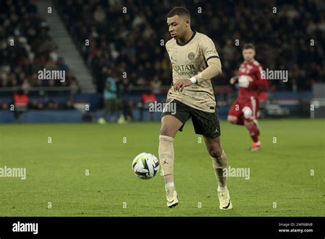 Kylian Mbappe Of PSG During The French Championship Ligue 1 Football