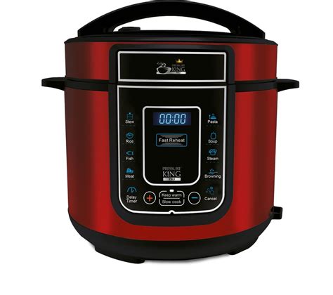 Buy Pressure King Pro Digital Pressure Cooker Red Free Delivery Currys