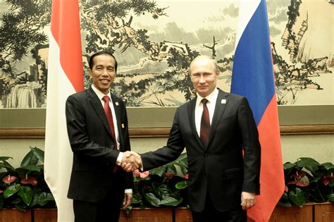 Sekretariat Kabinet Republik Indonesia Bertemu Putin Presiden Jokowi Undang Investor Rusia