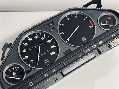 Bmw E30 Gauge Cluster Rings Silver Black Red Etsy