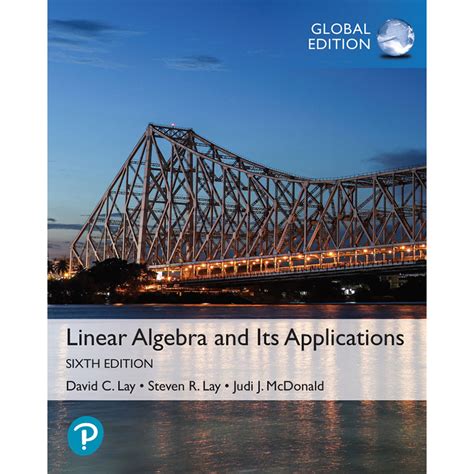 Linear Algebra And Its Applications 6th Global Edition David C Lay