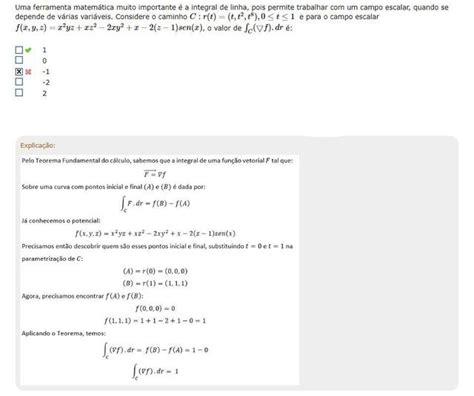 Uma Ferramenta Matem Tica Muito Importante A Integral De Linha Pois