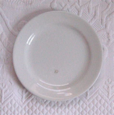 Ironstone Plate Burgess Burslem White Ironstone Plate Haute Juice