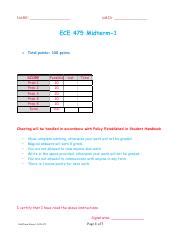 Ece Midterm Copy Pdf Name Umid Ece Midterm Total