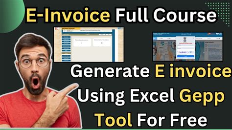 Generate E Invoice For Free Using GePP Tool Step By Step Tutorial