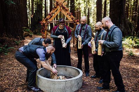 Nordic Ceremony And Camping Wedding As Seen On Offbeatbride Asatru