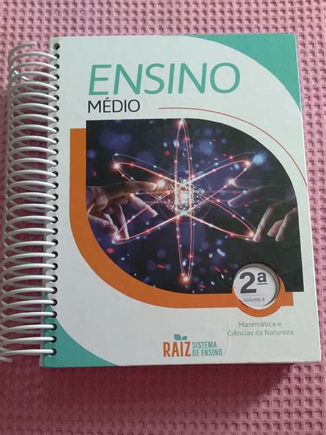 Apostíla De Matemática E Ciências Da Natureza Volume 4 Livro Raiz Sistema De Ensino Usado