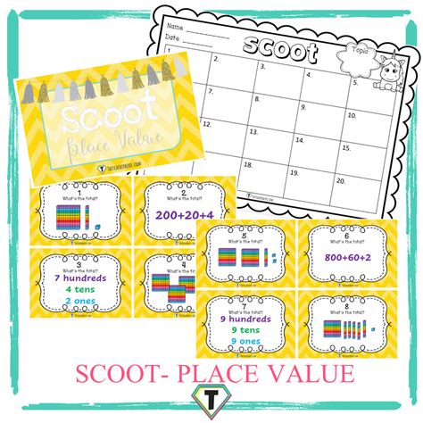 Place Value Scoot Game The Teacher Hero