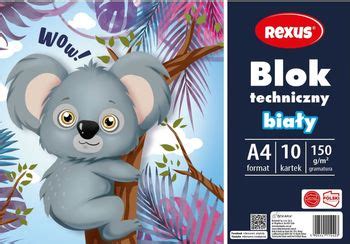 Beniamin Blok techniczny biały A4 10k 150 g Zakupy online z dostawą