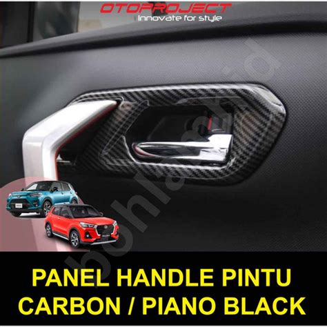 Jual Cover Handle Pintu Raize Rocky Carbon Otoproject Inner Handle