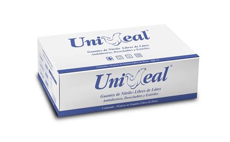 Guante Esteril De Nitrilo Uniseal Caja Con 50 Pares MedartMX