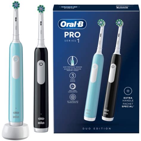 Szczoteczka Elektryczna do Zębów Oral B Pro Series 1 Duo Black and Blue