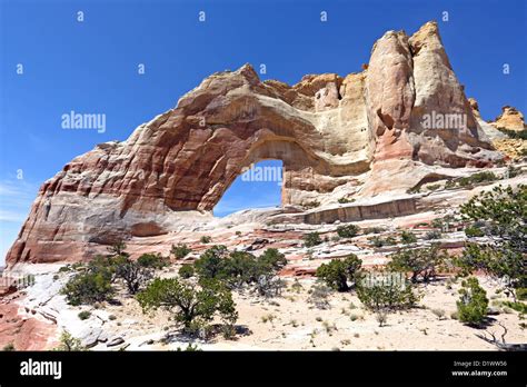 White Mesa Arch, Navajo Reservat, near Tuba City, Arizona, USA, Navajo ...