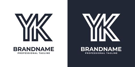 Simple Yk Monogram Logo Suitable For Any Business With Yk Or Ky Initial 21731566 Vector Art At