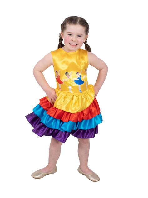 Wiggles Ballerina Multi-Coloured Dress Costume for Kids - The Wiggles | Costume World NZ