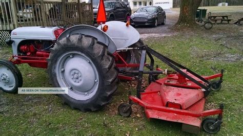 Ford 8n Tractor With 72 In Finish Mower